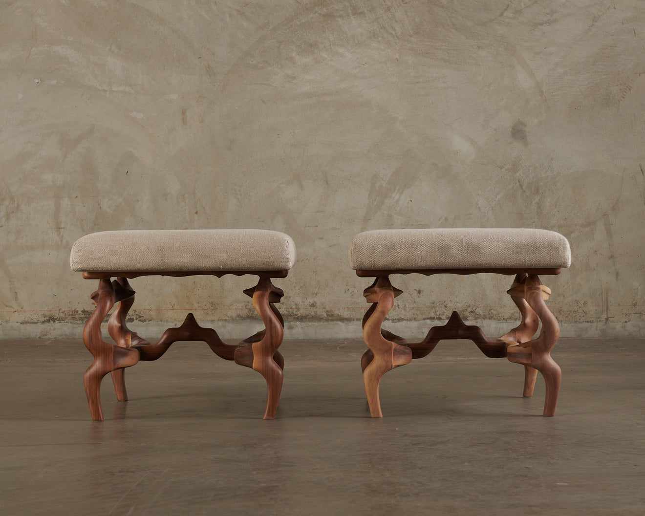 SHORT STOOL DESIGNED BY VICTOR ROMAN MANUFACTURED BY ATELIER(ER)